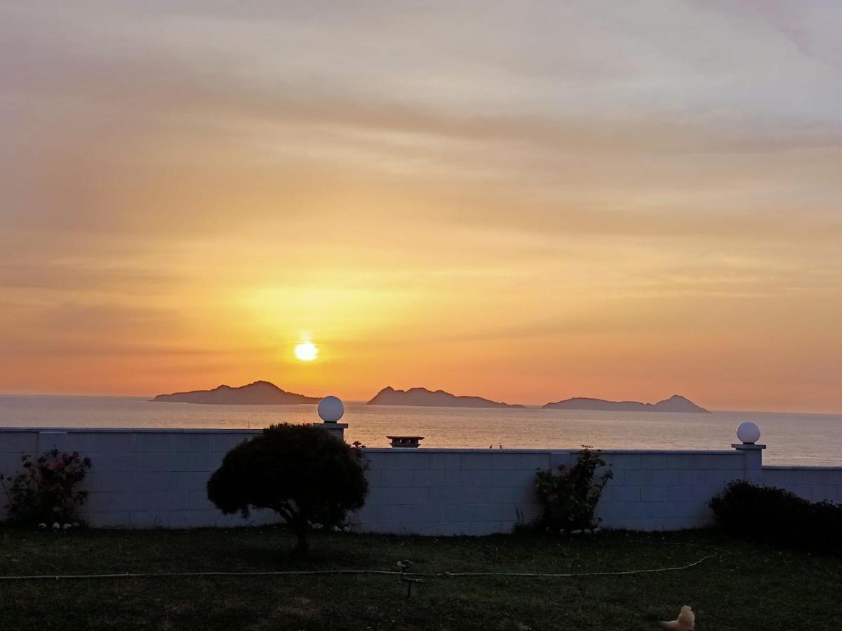 Precioso Apartamento Con Terreno Y Vistas A Cies Comarca de Comarca de Vigo Buitenkant foto