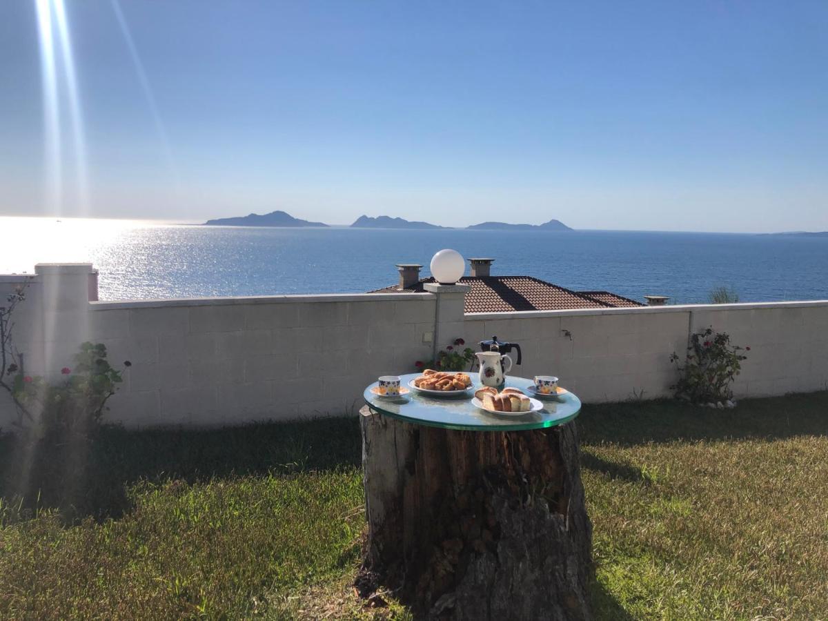 Precioso Apartamento Con Terreno Y Vistas A Cies Comarca de Comarca de Vigo Buitenkant foto
